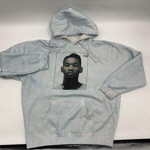 Offset Official Tag AWB Offset Mugshot Hoodie Men’s XL X-Large Minor Stains READ